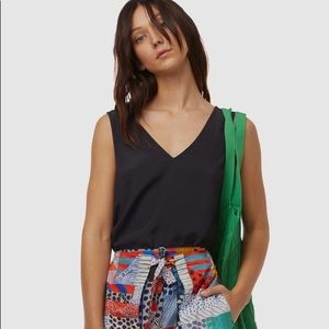 Gorman navy blue viscose tank AU 16/US size 12